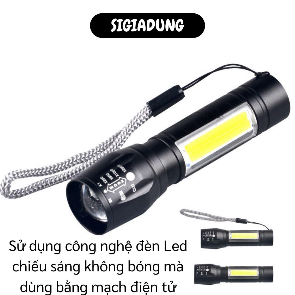 [SGD] Đèn Pin - Đèn Pin Siêu Sáng Mini Có Thể Zoom Xa Gần, Cầm Đi Du Lịch, Dã Ngoại 9286