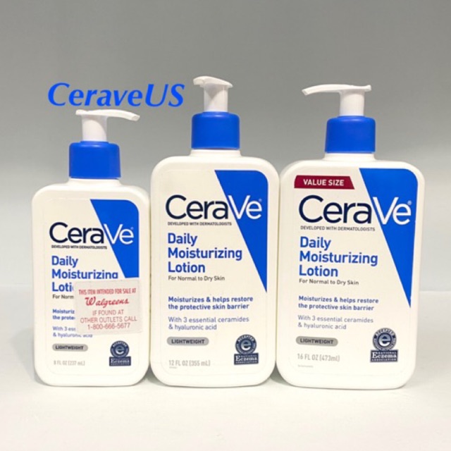 Sữa dưỡng ẩm Cerave Daily Moisturizing Lotion 237ml/355ml/473ml