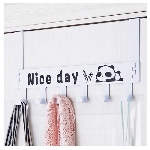 Móc Treo Đồ Sau Cửa Kim Loại Decor Có Chữ NICE DAY Dễ Thương - Dễ Dàng Thay Đổi Vị Trí