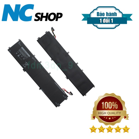 Pin laptop Dell XPS 15 9550 9560, Precision 5510 5520, 5XJ28 6GTPY – 15 9560 DÀI 97WH (ZIN) – 6 CELL