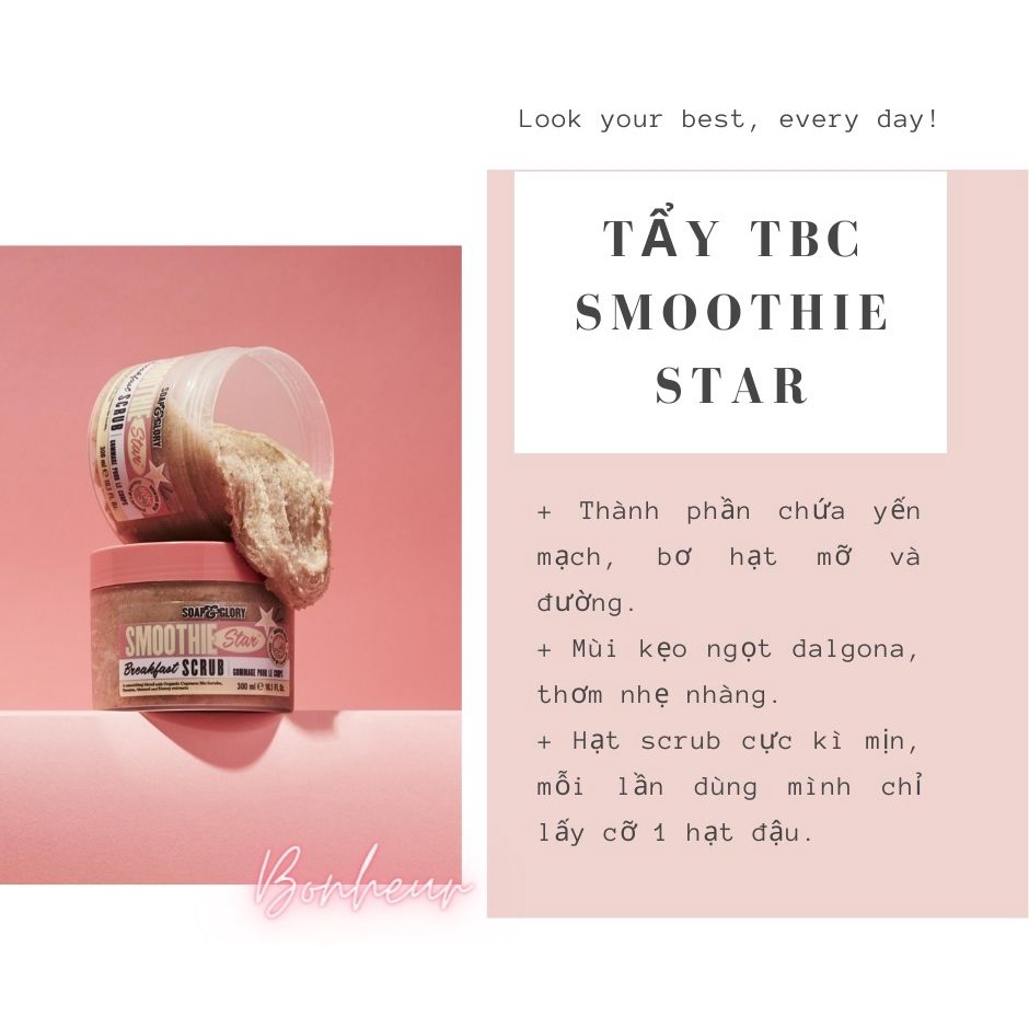 Tẩy da chết Soap & Glory Smoothie Star Breakfast Scrub