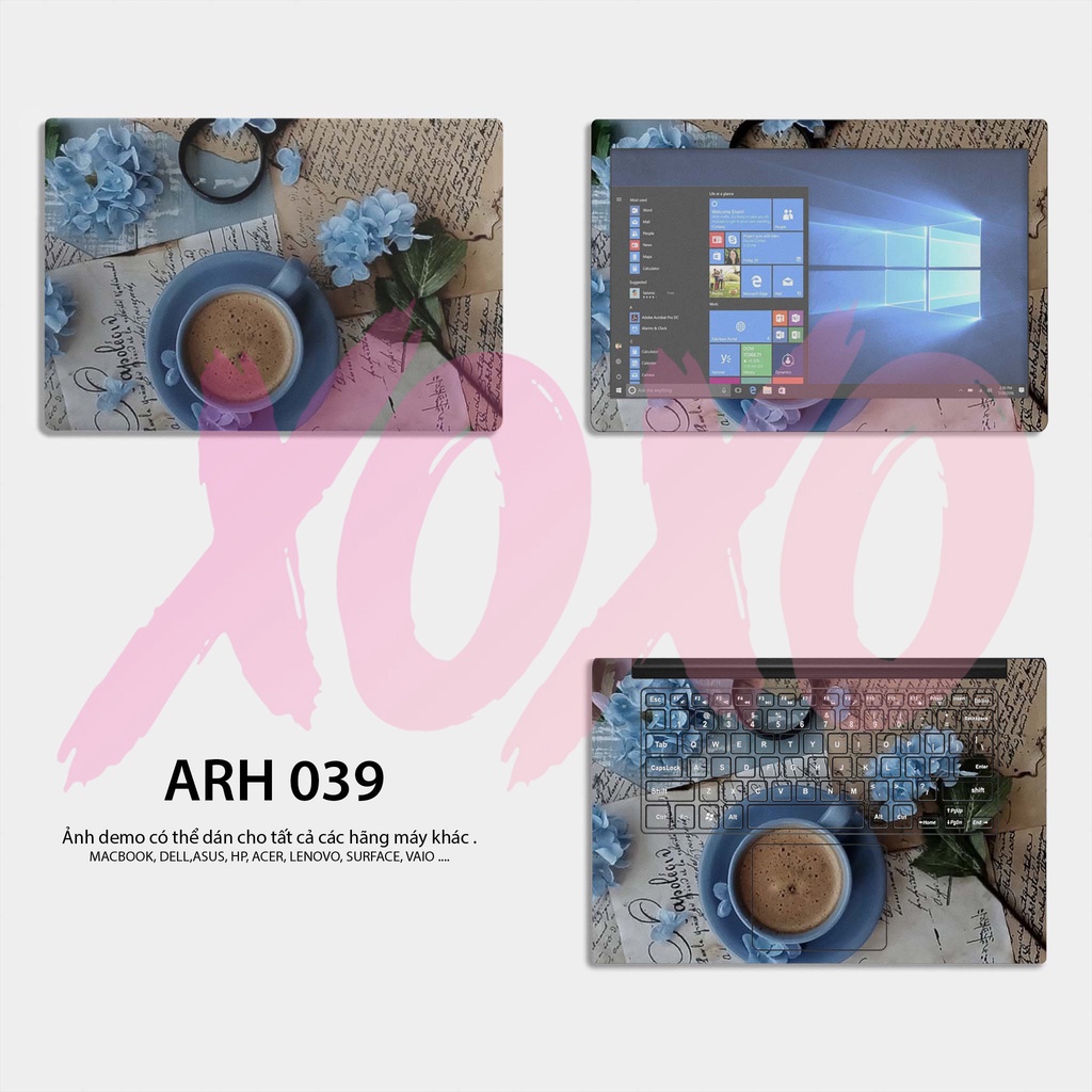 Miếng Dán Skin Laptop Mẫu Vintage - Inbox tên model laptop để đặt hàng