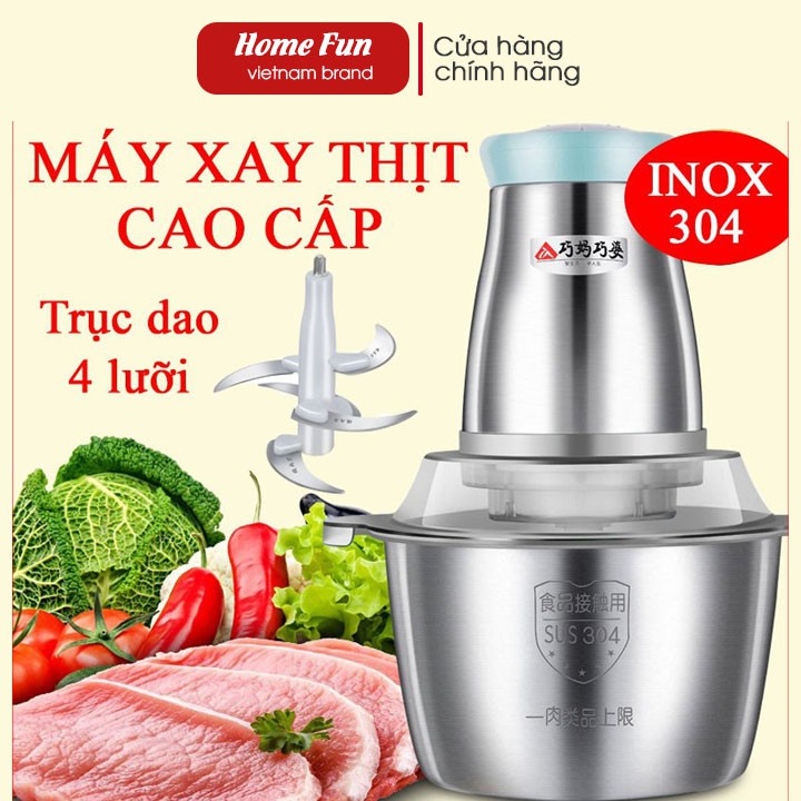 [ Home Fun ] Máy xay thịt ⚡Chính Hãng ⚡ Loại 2L và 3L - Máy xay thịt đa năng, thực phẩm, trái cây, hoa quả cao cấp