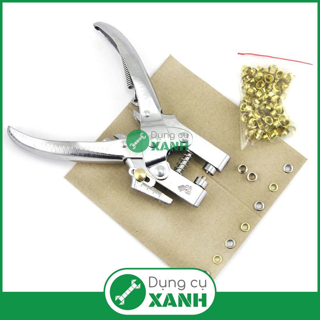 Kìm bấm lỗ giấy đường kính 5mm dày 30 tờ kèm khoen