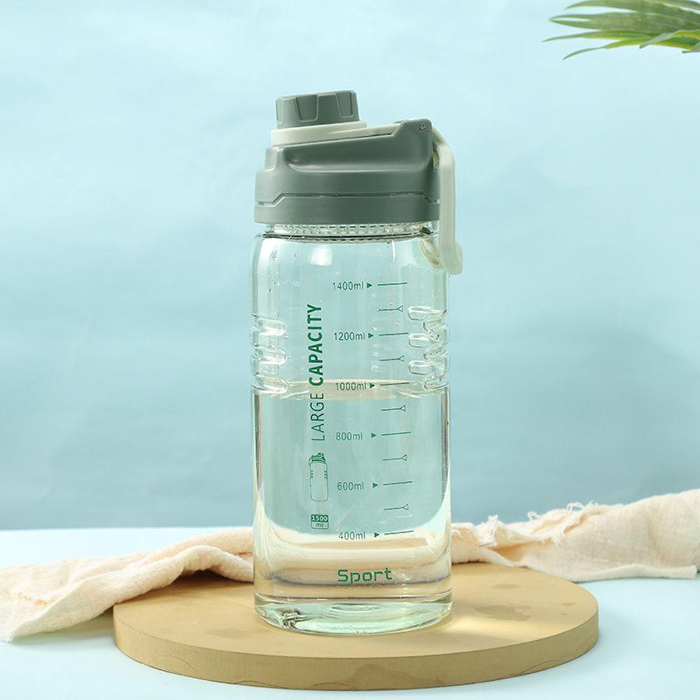 PISTA Bình Nước Trong Suốt Chống Rò Rỉ Dung Tích 1500ml