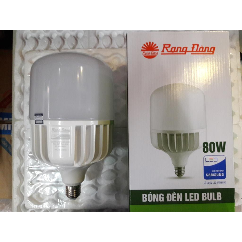 Bóng Đèn Điện Led Buld Rạng Đông, Bóng Trụ Nhựa, Vỏ Nhôm Chịu Nhiệt, Tản Âm Thanh, Chống Va Đập ,Bảo Hành 24 Tháng 9002