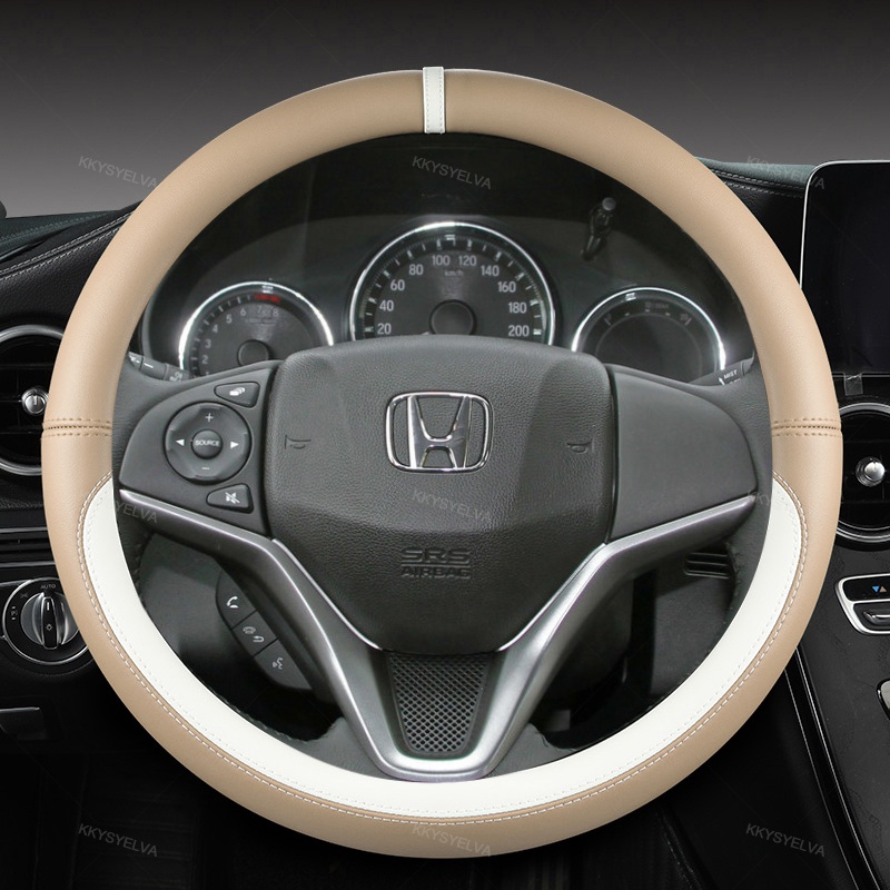 Bao Da Bọc Vô Lăng Xe Hơi Honda Civic FC FD Jazz BRV CRV HRV 38cm