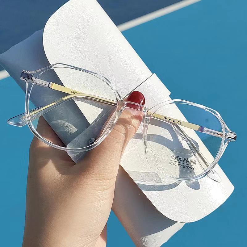 kính cận có độ  0.5~6.0 /Kính trong suốt chống ánh sáng xanh thời trang hàn quốc cho nam và nữ/gọng kính cận nữ nam