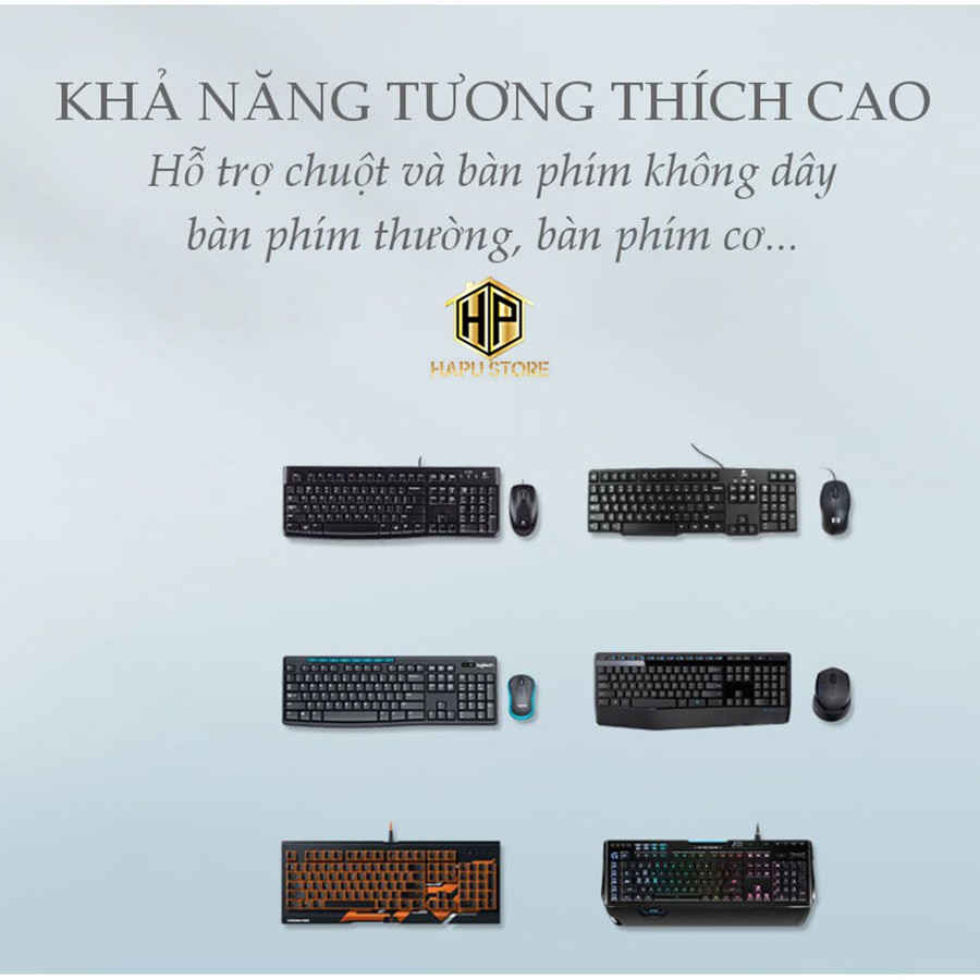 [Mã 254ELSALE giảm 7% đơn 300K] Bộ KVM Ugreen 60102 - 1 bộ chuột, bàn phím điều khiển đồng bộ 8 máy tính - Hapustore