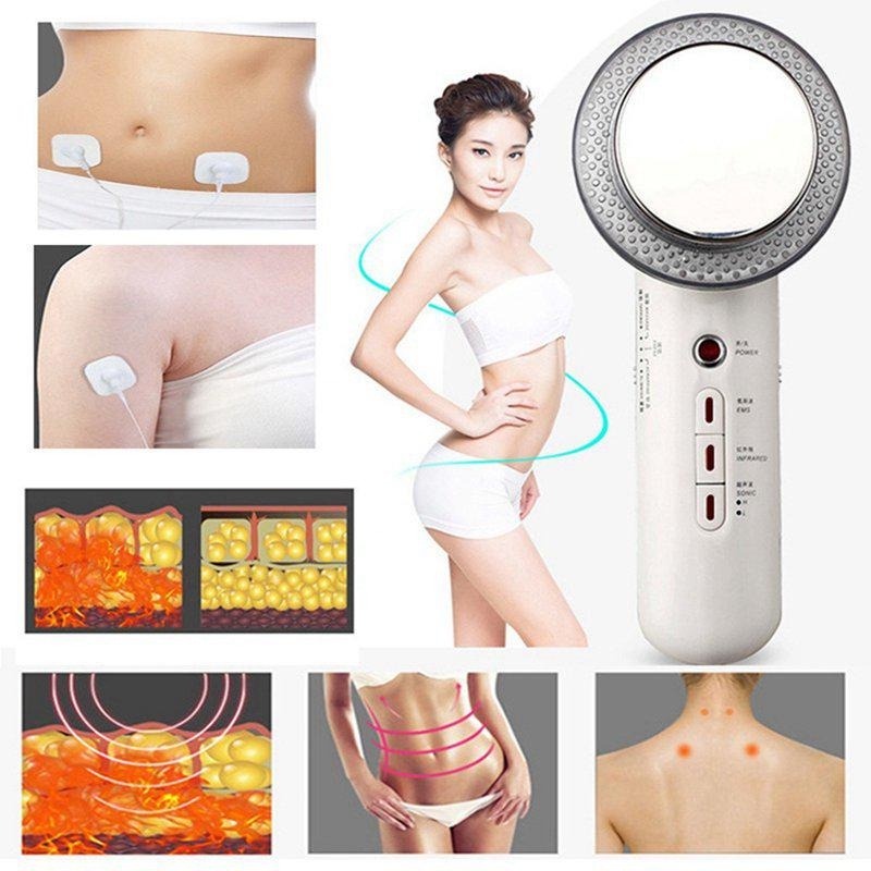 Máy Massage Giảm Cân Bằng Sóng Siêu Âm EMS Chống Cellulite Đốt Cháy Mỡ Thừa