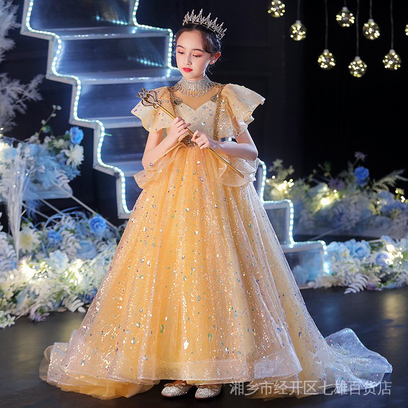 Đầm Công Chúa Cao Cấp Phong Cách Phương Tây Thời Trang Mới Cho Bé Gái DFSM