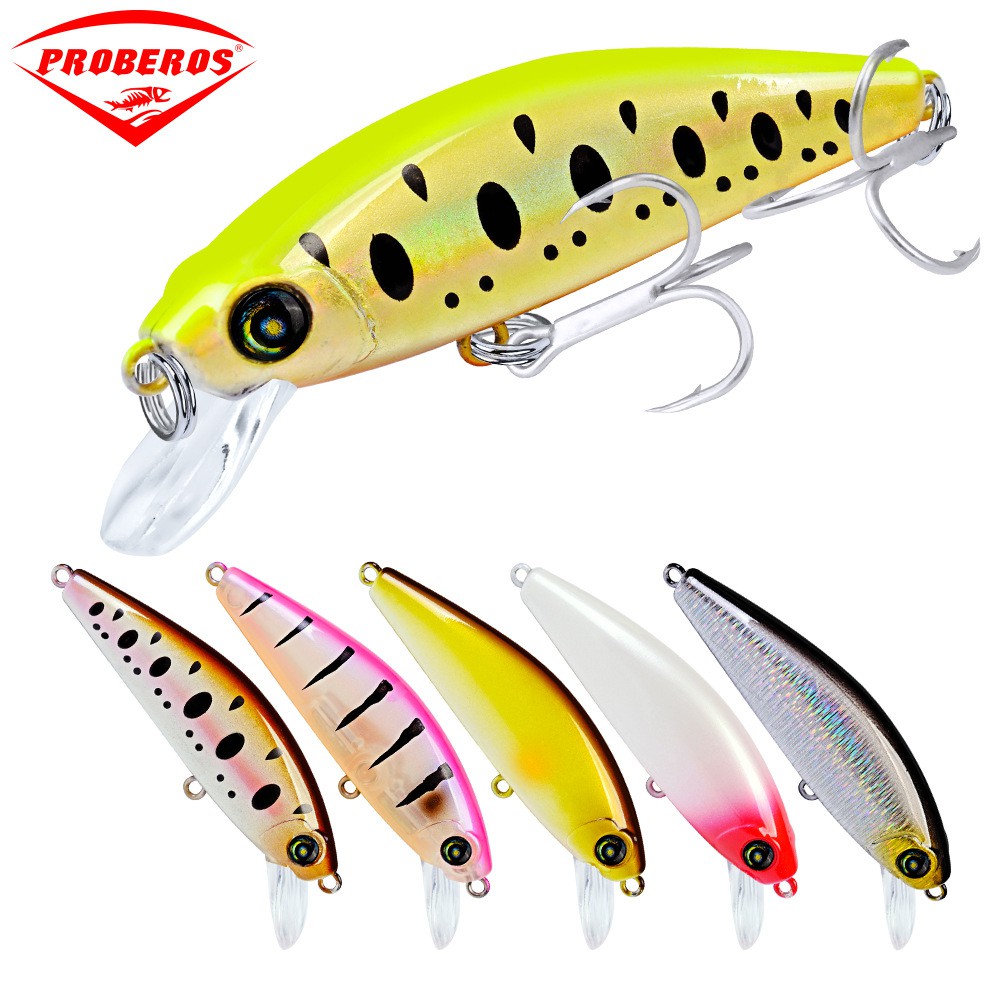 Mồi câu hình cá kèm lưỡi câu 8cm / 11g