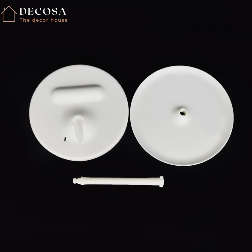 Gương đèn led trang điểm để bàn cảm ứng 3 màu pin sạc DECOSA