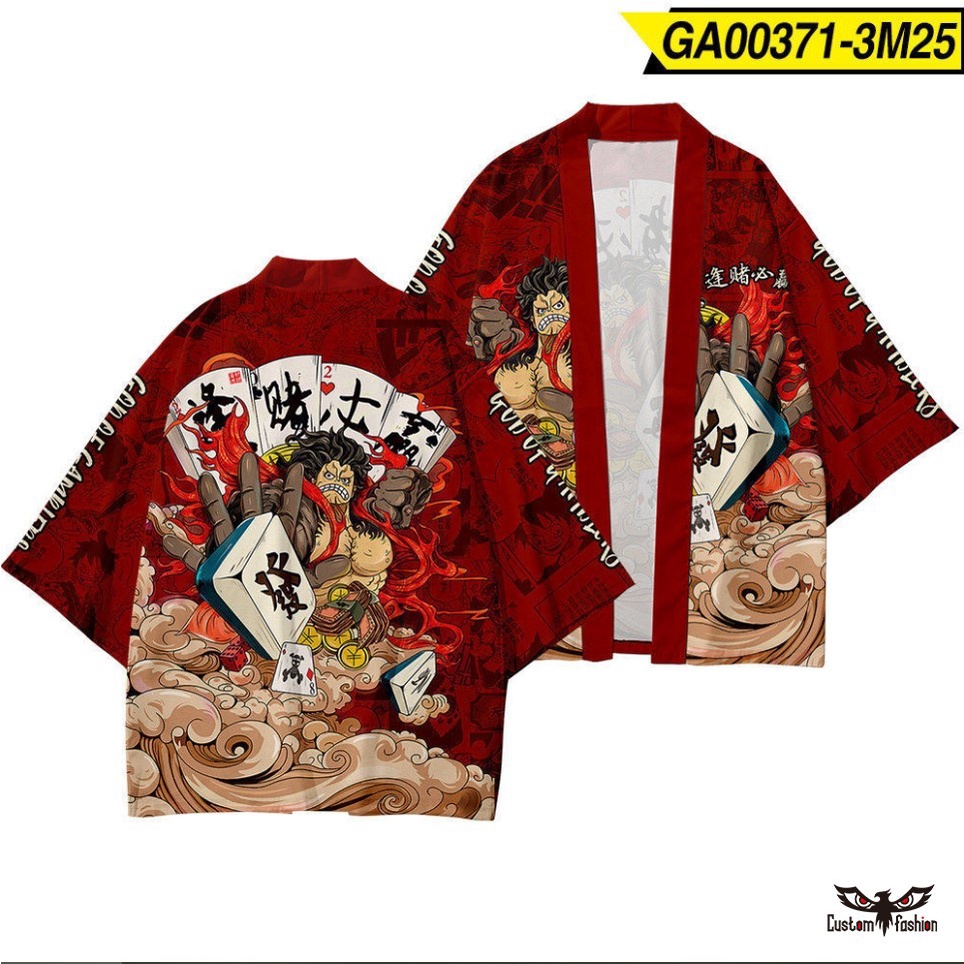 Bộ Đồ Hóa Trang Nhân Vật Luffy Zoro 3D Mặc Kimono Dành Cho Nam Nữ