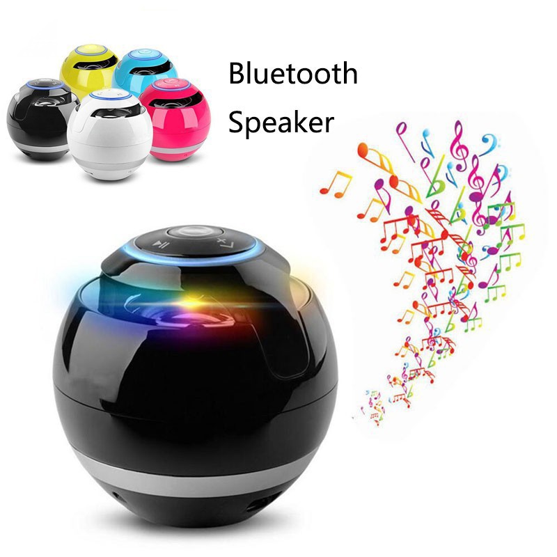 Loa mini trứng bluetooth 360 hình quả cầu âm thanh vòm hỗ trợ thẻ nhớ