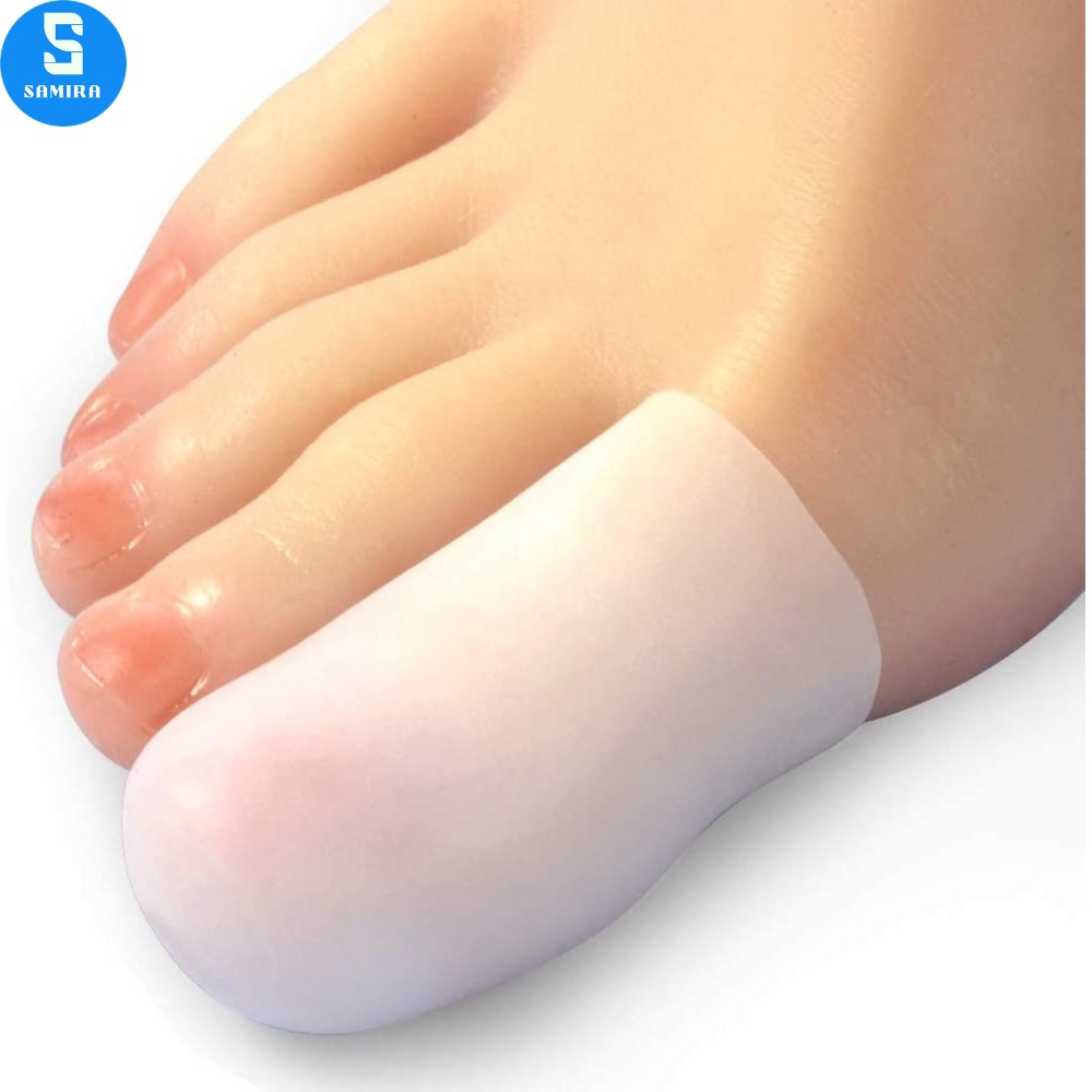 Cặp đầu bọc bảo vệ ngón chân silicon giảm đau tiện lợi SA21