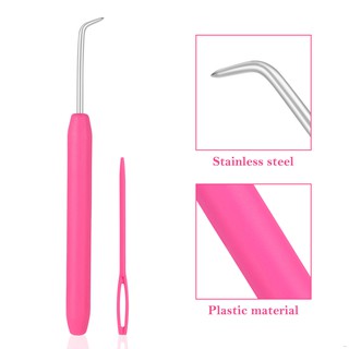 1 bộ kim + kim móc đan len