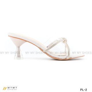 Dép quai trong pha dây đá thắt gót nhọn trong 7p my my shoes PL-2