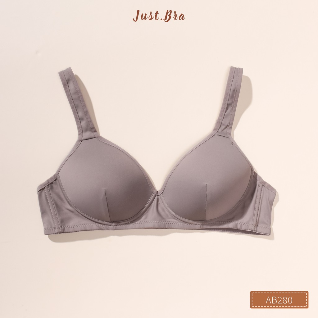 Áo ngực Just Bra có đường may giả gọng, quả ngực tròn lên form AB280