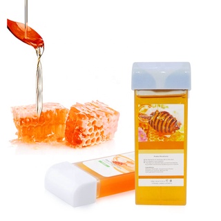 Gel Nóng Wax Lông tuýp 100ml Mật Ong - kèm 5 tờ giấy wax - gel nóng chuyên dụng tẩy lông chân tay, tẩy lông an toàn