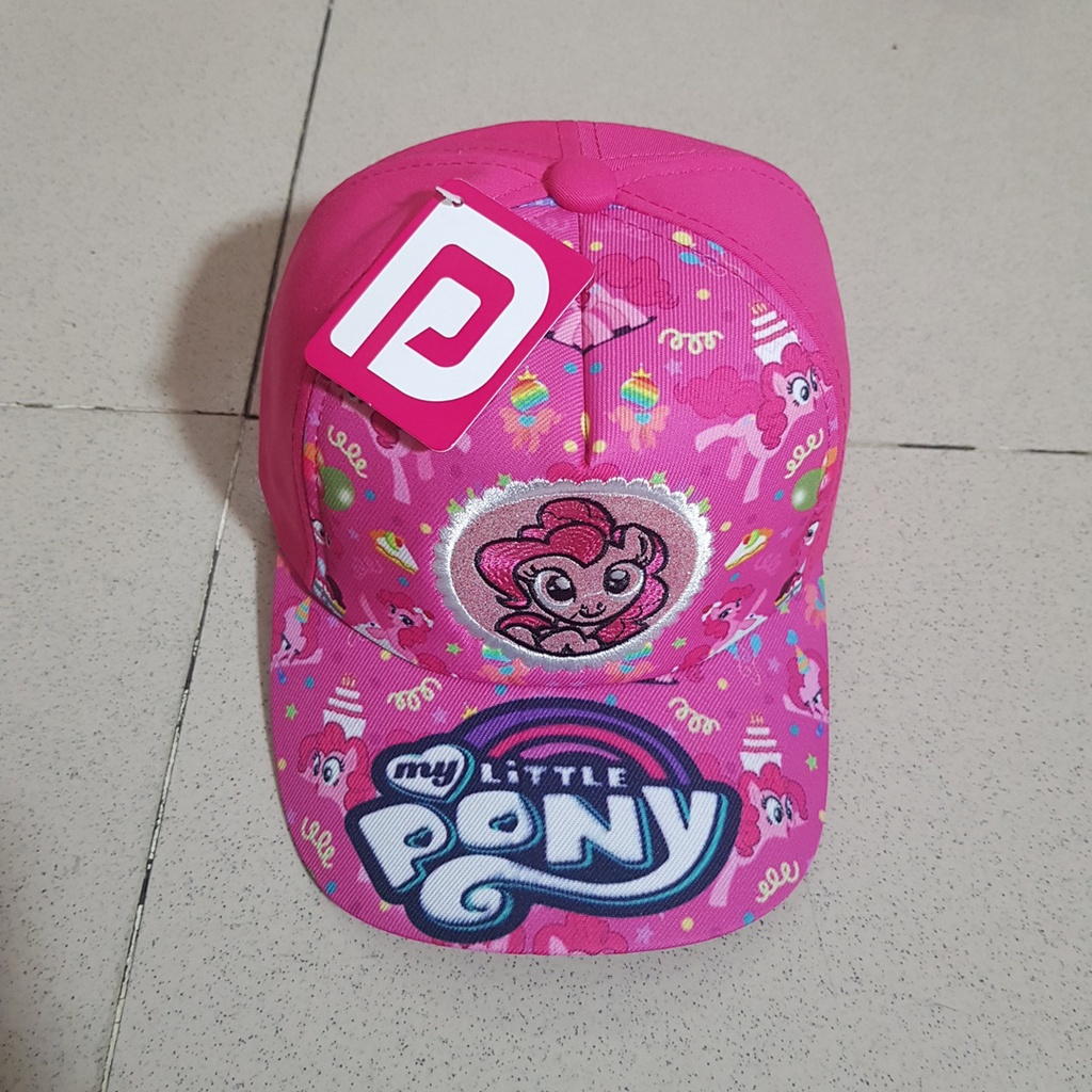Nón kết hoạt hình Pony unicorn 1 sừng và công chúa elsa hình thêu sắc nét cho bé gái
