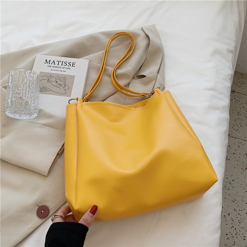 Túi xách nữ dáng tote đeo vai công sở phong cách Hàn Quốc bảng màu xinh xắn  Helen Bag