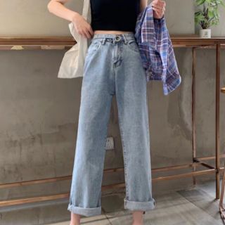[Ord]Quần bò cạp cao khóa