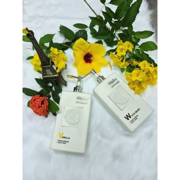 Sữa tắm dưỡng thể dưỡng ẩm trắng da lifespa perfume body lotion wash nhật 800ml