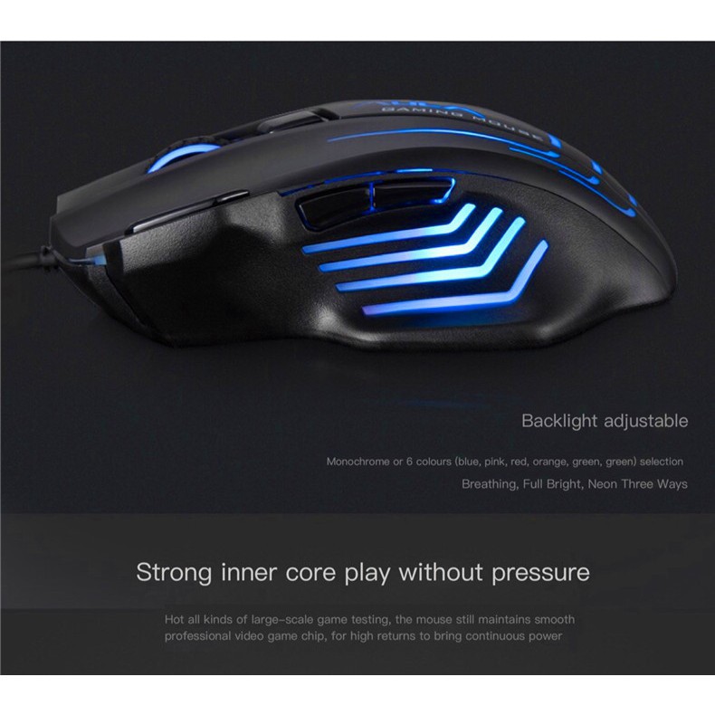 Chuột cân bằng AULA S18 7 phím 6 DPI cao cấp cho game thủ