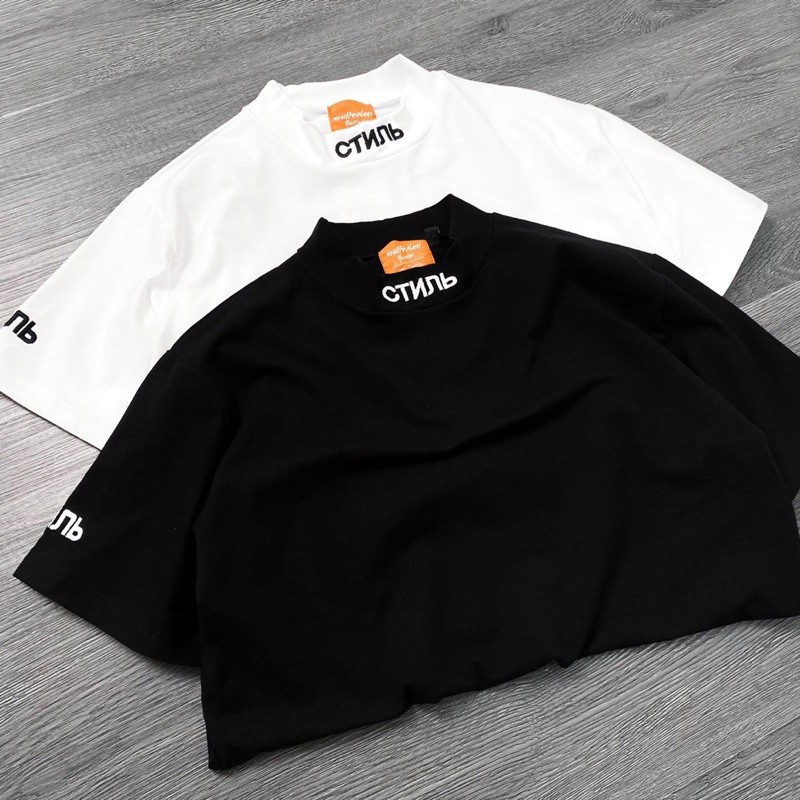 THAY_THE tay lỡ Heron Preston , Áo phông cộc tay basic unisex , MSW Town