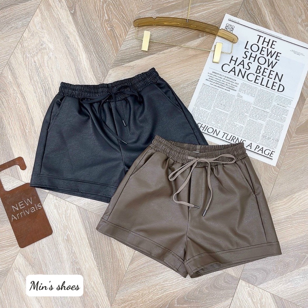 Min's Shoes - Quần Short Da Trẻ Trung Sang Trọng 320