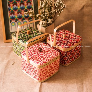 Làn tre đan đựng đồ - Trang trí decor