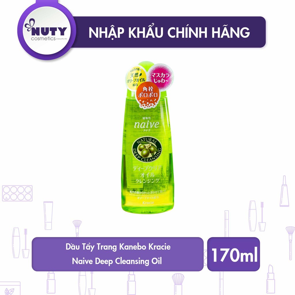 Dầu Tẩy Trang Kanebo Kracie Naive Deep Cleansing Oil (170ml)