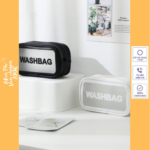 Túi Đựng Mỹ Phẩm Đồ Trang Điểm Du Lịch Chống Thấm Nước Washbag 88249 mienphivanchuyen199k