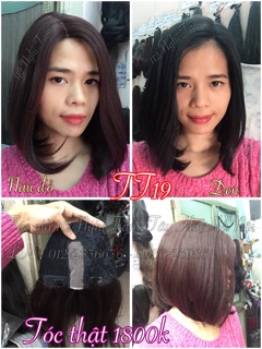 Tóc bộ nguyên đầu làm từ tóc thật