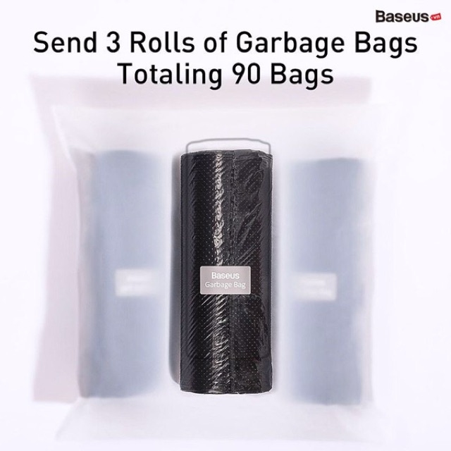 Túi chứa đồ tiện dụng gắn lưng ghế trên xe hơi Baseus Large Garbage Bag