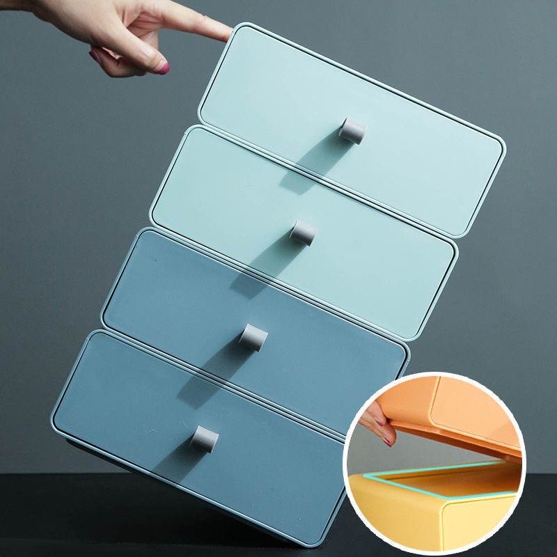 Hộp đựng mỹ phẩm để bàn có ngăn kéo tiện dụng cho học sinh/ văn phòng | BigBuy360 - bigbuy360.vn