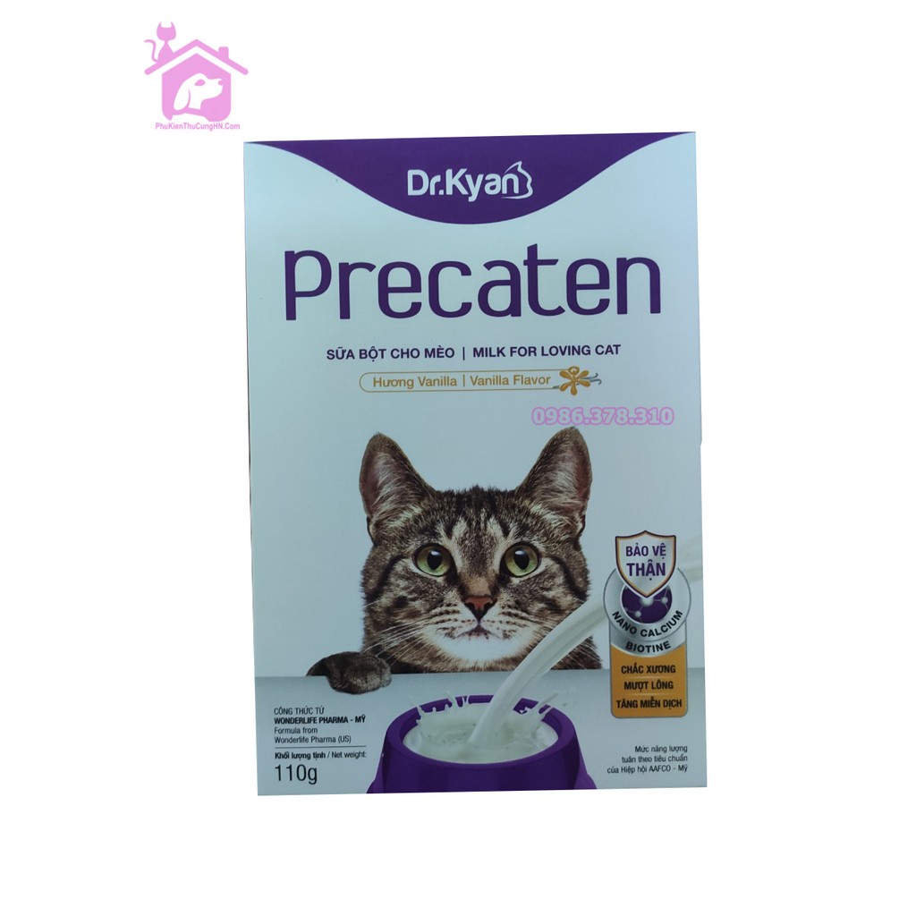 Sữa cho mèo Dr.Kyan Precaten 110g - Phụ kiện thú cưng Hà Nội