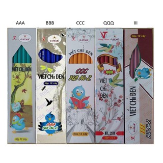 Hộp 12 cây Chì Đen 2B Gstar AAA - BBB - CCC - QQQ - III