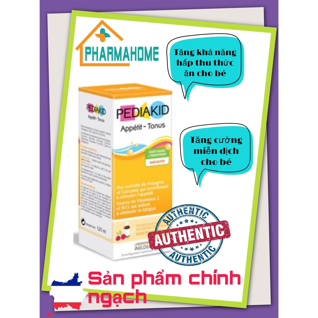 Pediakid Appetit Tonus Ăn Ngon cho Trẻ từ 6 tháng trở tên của Pháp, 125ml