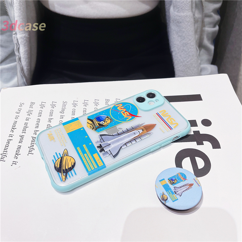 Hard Case Redmi 9 9C NFC 8 8A PRO 8A Dual 10X Redmi Note 9 8 7 7 PRO 7S Fashion Astronaut Cartoon Skin Feel Cover With holder