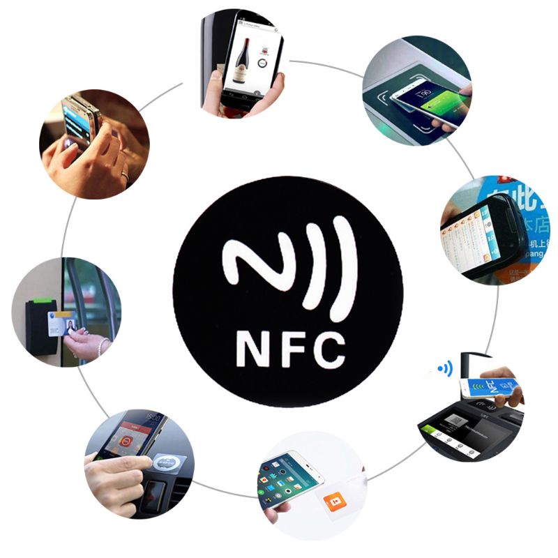 ✿ Set 6 Gói Nhãn Dán NFC NTAG213 Có Thể Lập Trình 144 Bytes