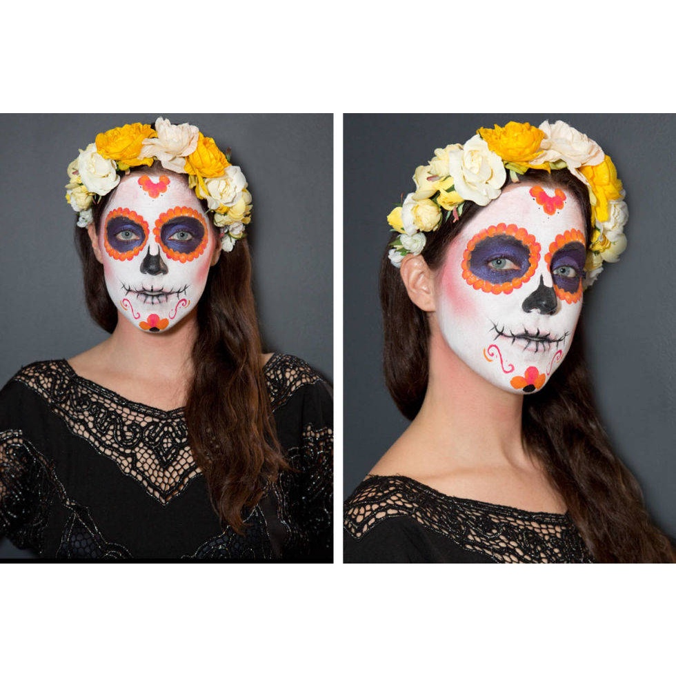Bộ vẽ mặt hóa trang Halloween 8 màu