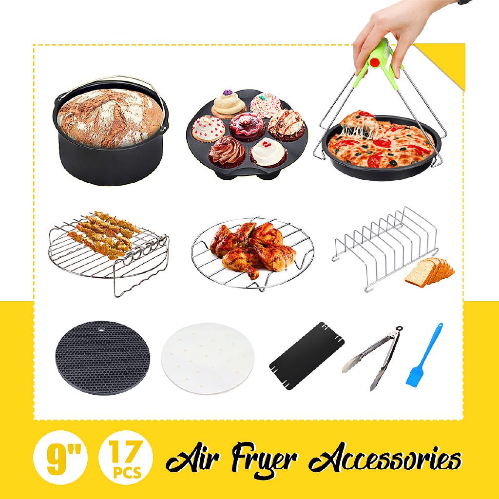 17 Phụ kiện 9" cho nồi chiên không dầu 5.3-6.8QT