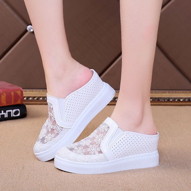 Dép Bít Mũi Đế Dày Thời Trang Cho Nữ