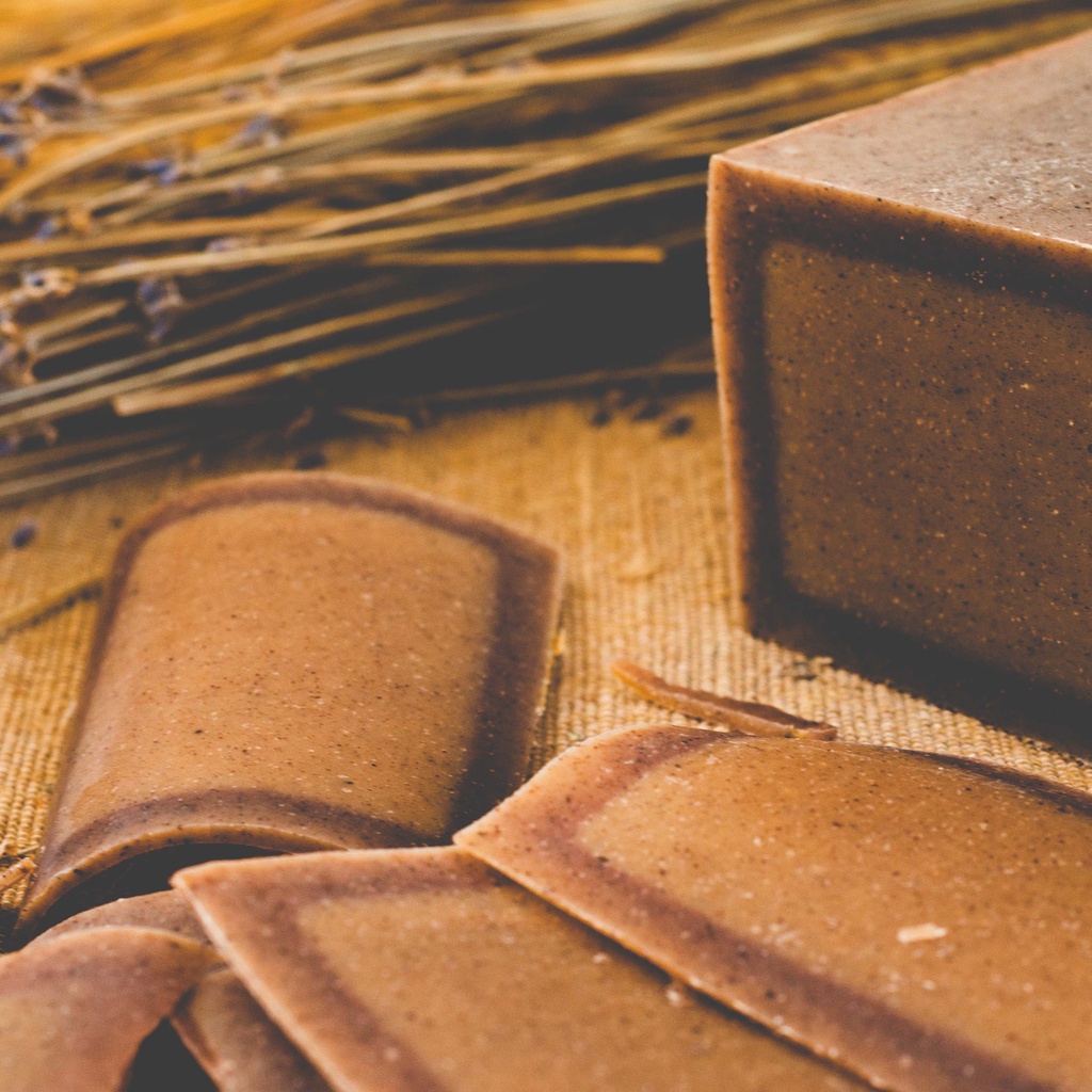 Xà phòng handmade Green Garden nguyên khối 16 loại  1.4 kg -  Bao bì giấy 100%