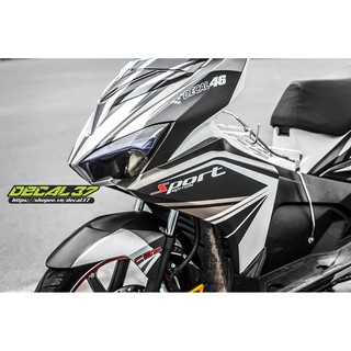 Tem Trùm Airblade 2016 Đen Bạc