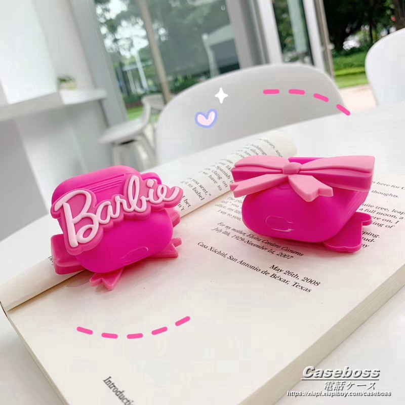 Vỏ Bảo Vệ Hộp Đựng Tai Nghe Airpods Pro 1 / 2 Hình Chữ Búp Bê Barbie Xinh Xắn