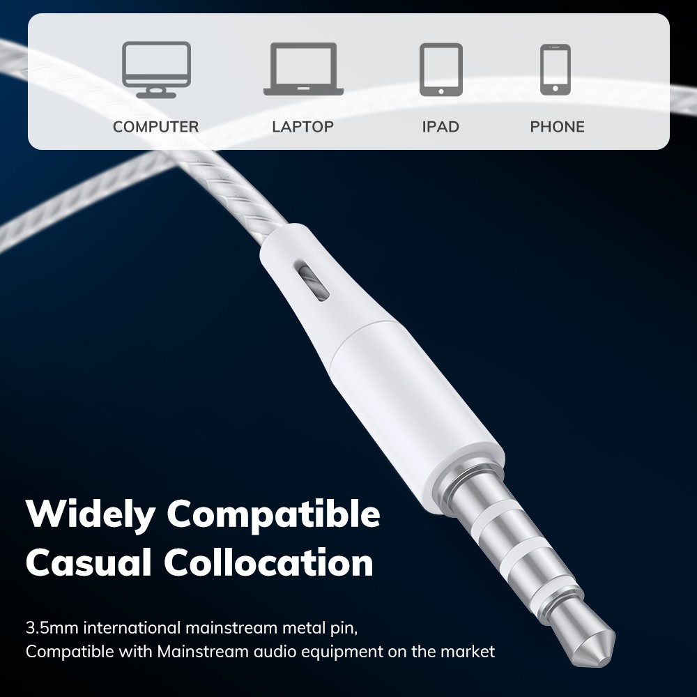 Tai Nghe Nhét Tai topk f20 Có Micro Và Nút Điều Khiển Âm Lượng Cho samsung huaweiearphones