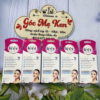 Miếng dán tẩy lông mặt Veet date 05/2024